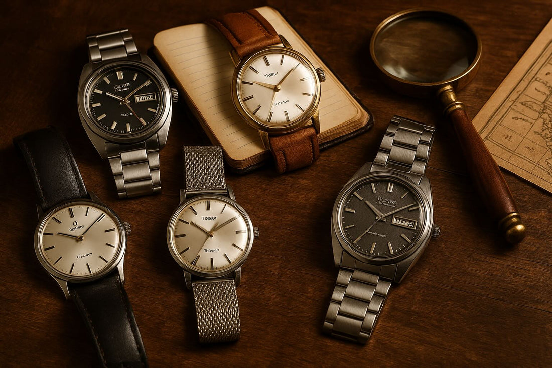 Les 5 montres vintage incontournables pour les débutants