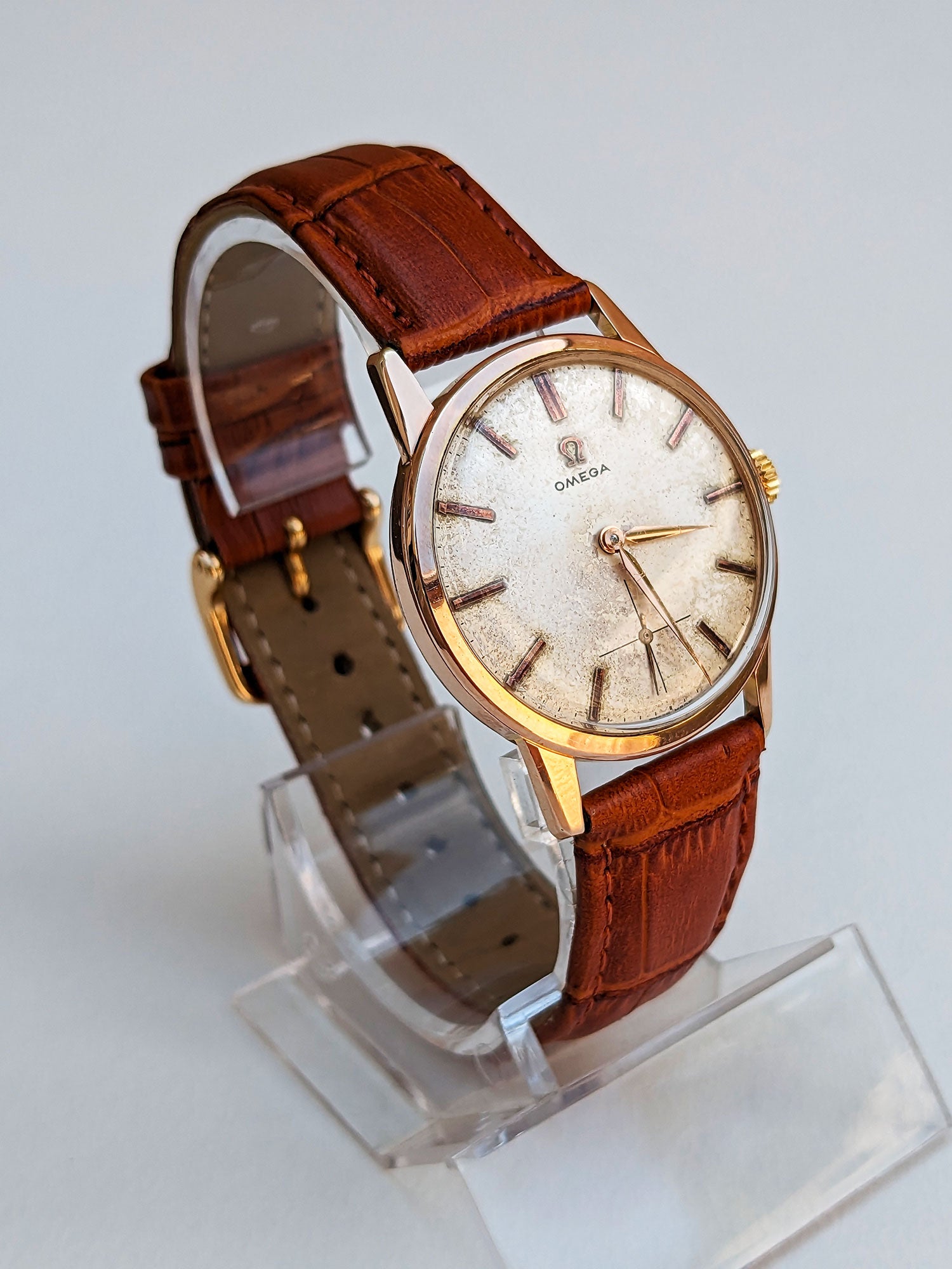 Omega manuelle patinée (circa 1950) – Atelier d'horlogerie Richard