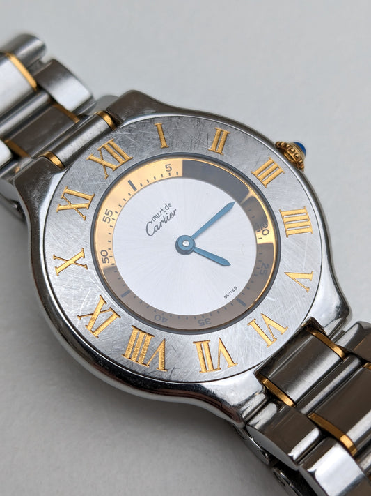 Cartier Must 21 ronde (circa 1985)