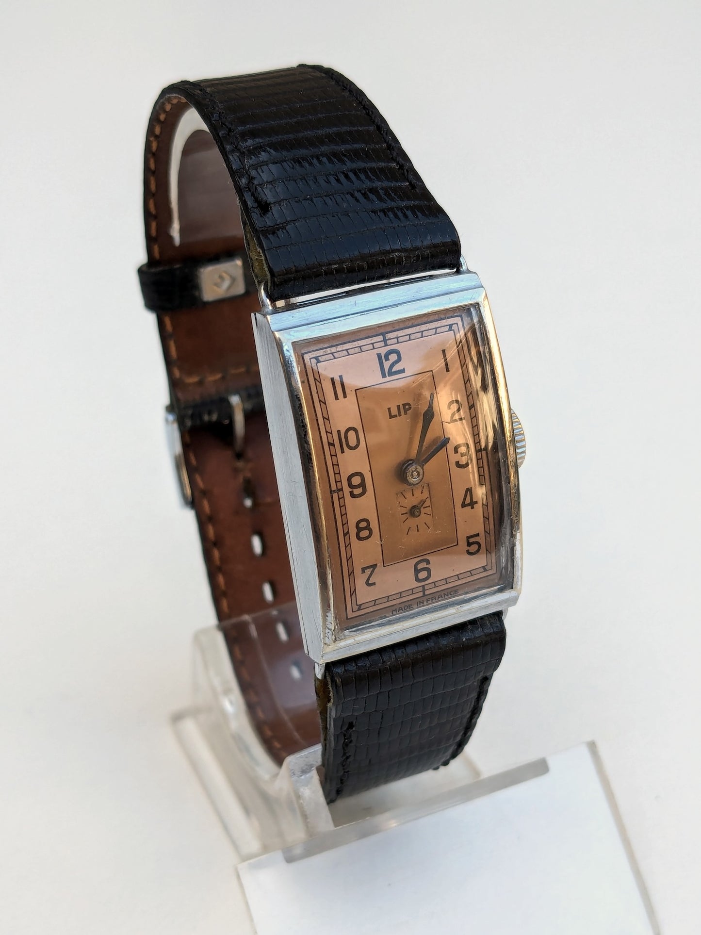 LIP Churchill T18 vintage, cadran saumon (circa 1950)