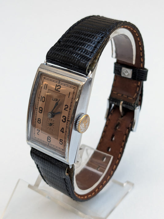 LIP Churchill T18 vintage, cadran saumon (circa 1950)