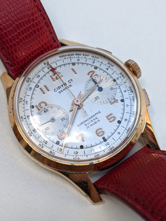 Ciryn chronographe bi-compax (Circa 1950 - 1960)