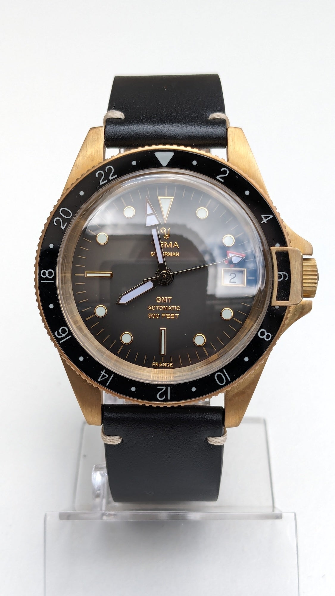Yema Superman Heritage Bronze GMT Automatic