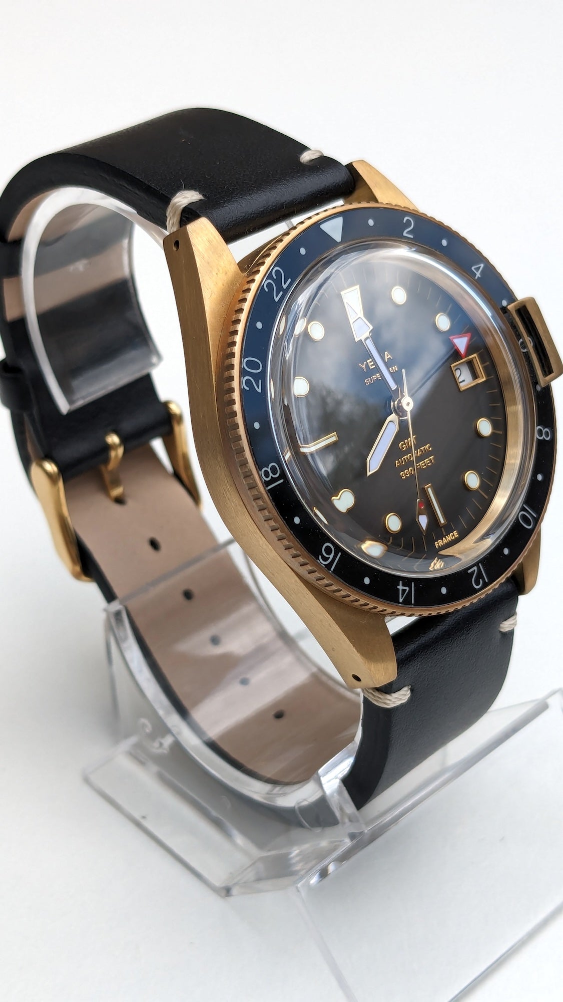 Yema Superman Heritage Bronze GMT Automatic