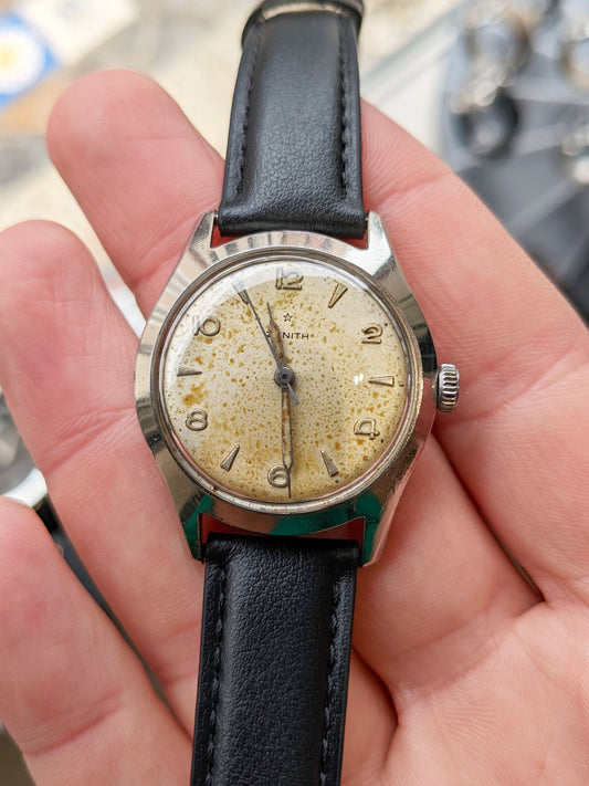 Zenith patinée portée