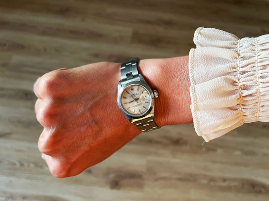 rolex oyster portée