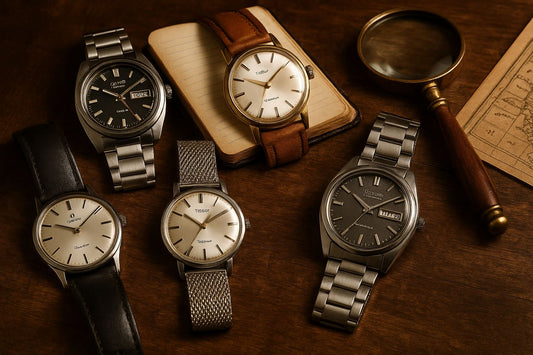 Les 5 montres vintage incontournables pour les débutants