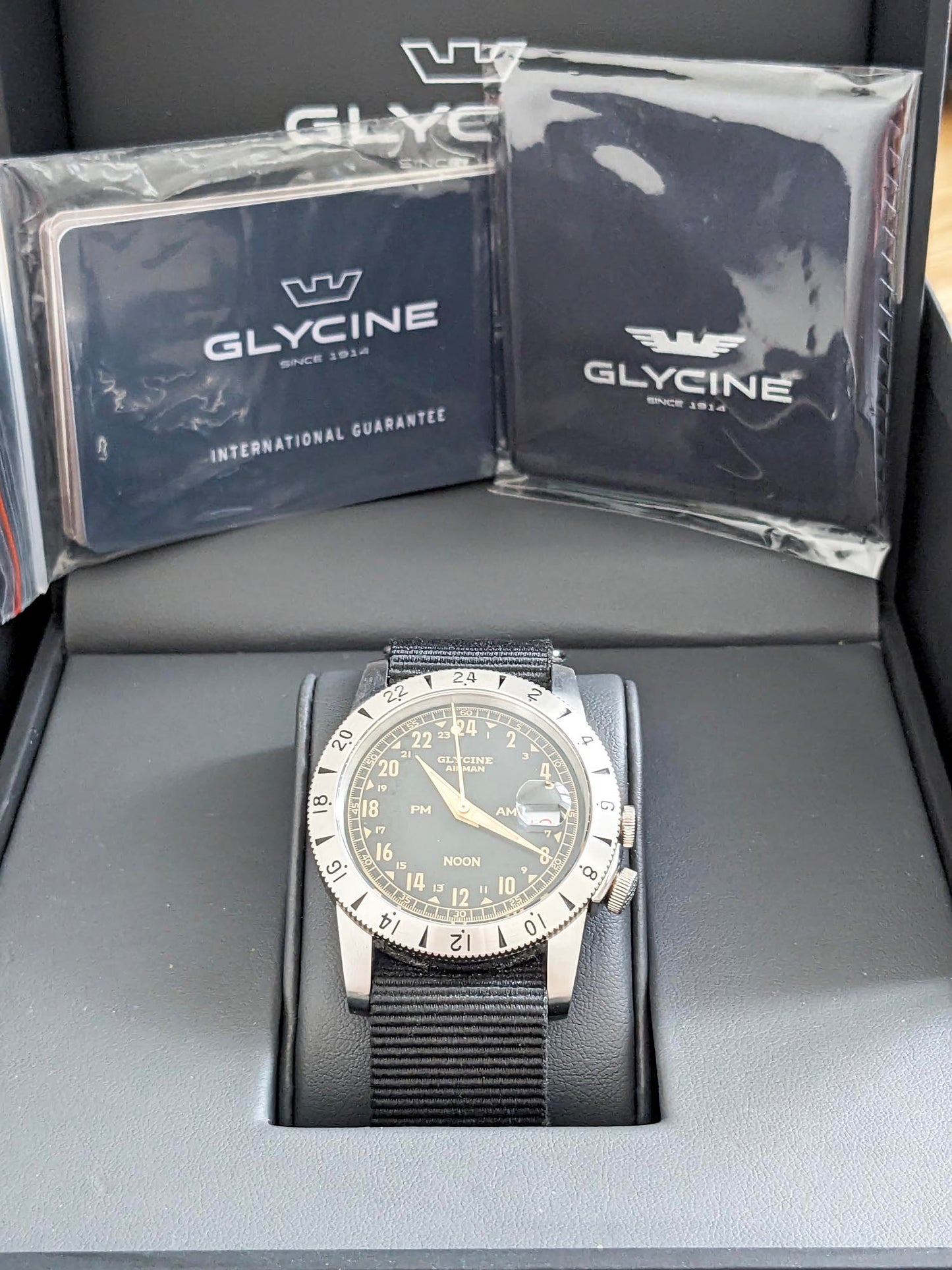 Glycine Airman Vintage Purist Noon (circa 2020)